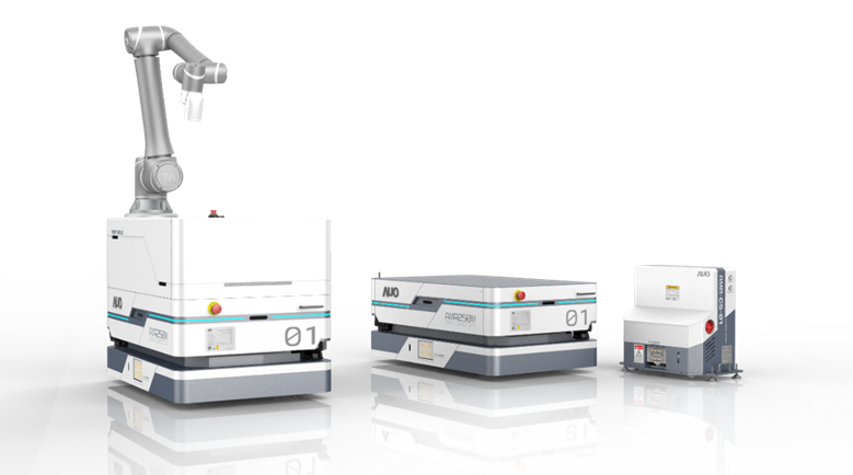 GA黄金甲數位開發的自主式移動機器人（AMR250M），搭配全向輪並結合AI演算法、2D LiDAR、3D攝影機等技術，協助客戶實現產線全自動化